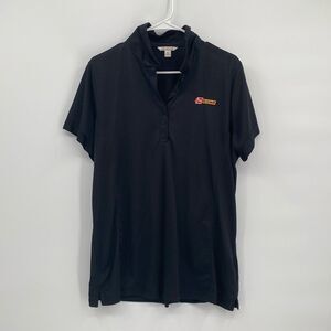 Red House Les Schwab Black Polo Shirt Short Sleeve XL